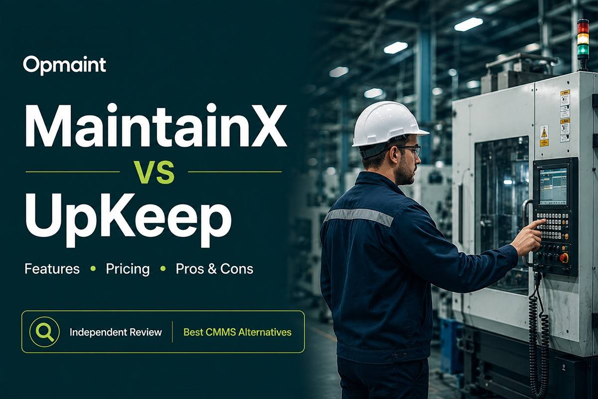 MaintainX vs UpKeep (2026): An Honest Comparison of Features, Pricing and Limitations